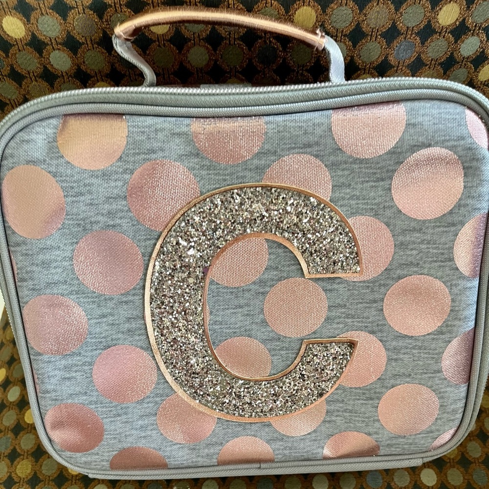 Letter “C” Justice Glitter: Polkadot Lunch box